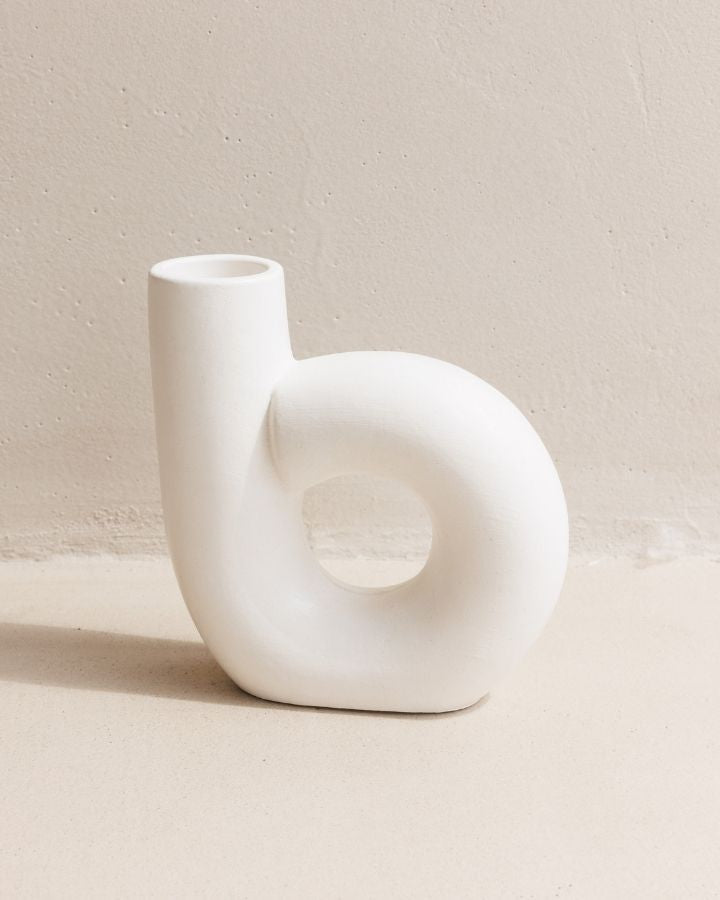 Mini B Ceramic Vase