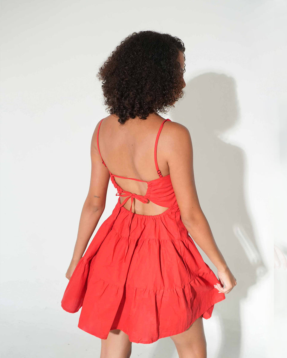 Minel Maxi Dress Red