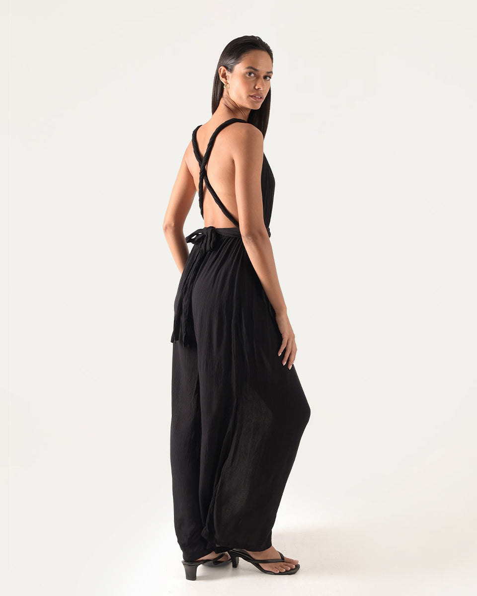 The “Fabulosity” Black Jumpsuit