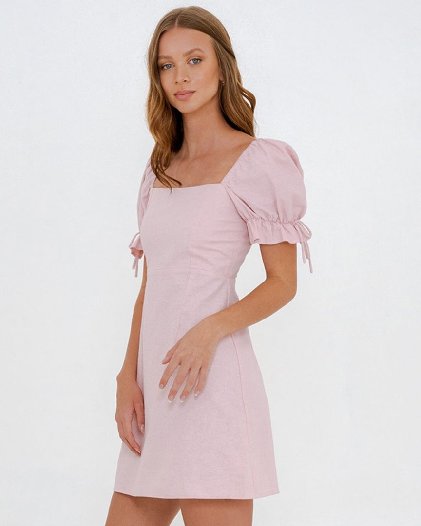 Marita Puff Sleeve Mini Dress