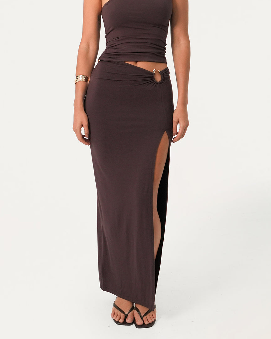 Alaia Jersey Midi Skirt