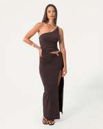 Load image into Gallery viewer, Alaia Jersey Midi Skirt