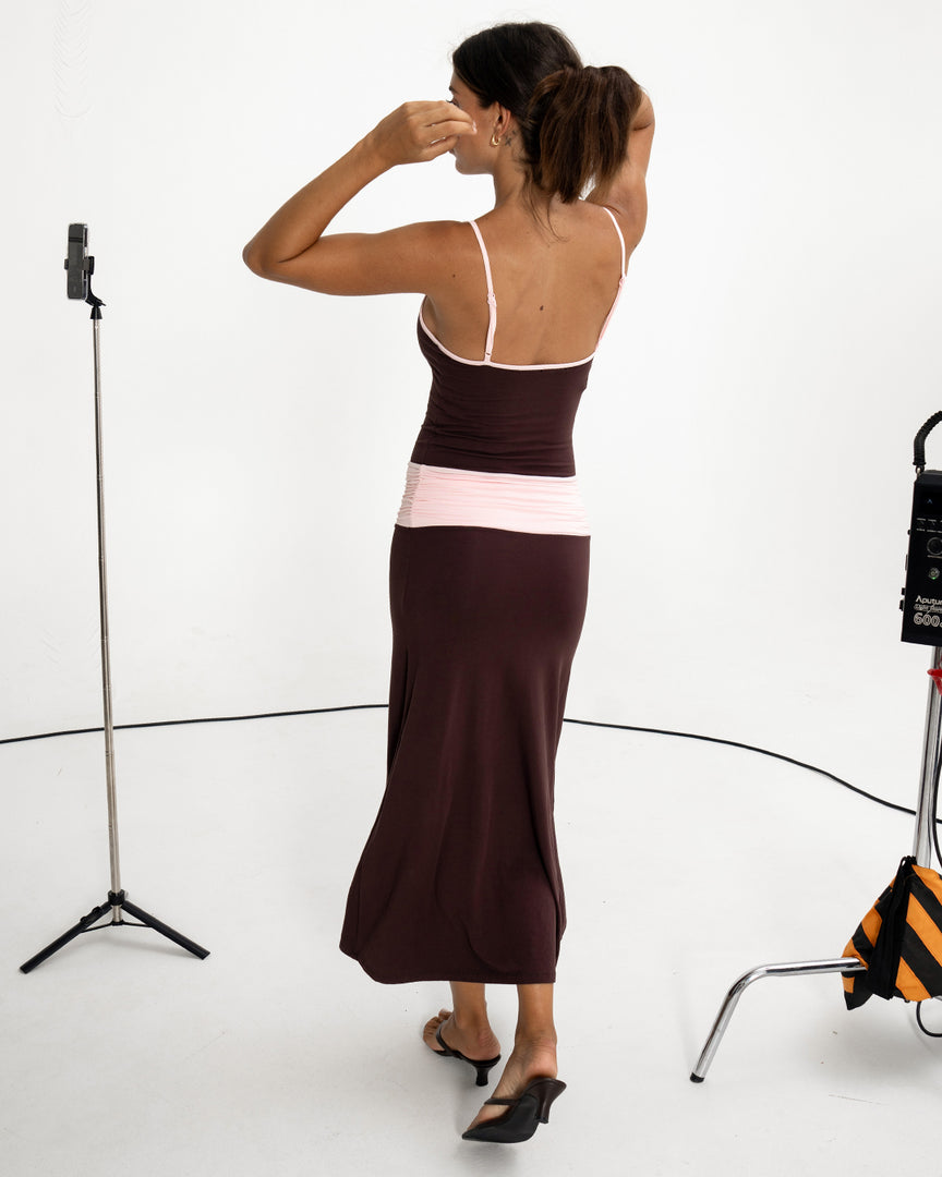 Ami Jersey Midi Dress