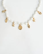 Load image into Gallery viewer, Ana Pearl Sea Charm Necklace