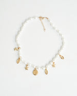 Load image into Gallery viewer, Ana Pearl Sea Charm Necklace