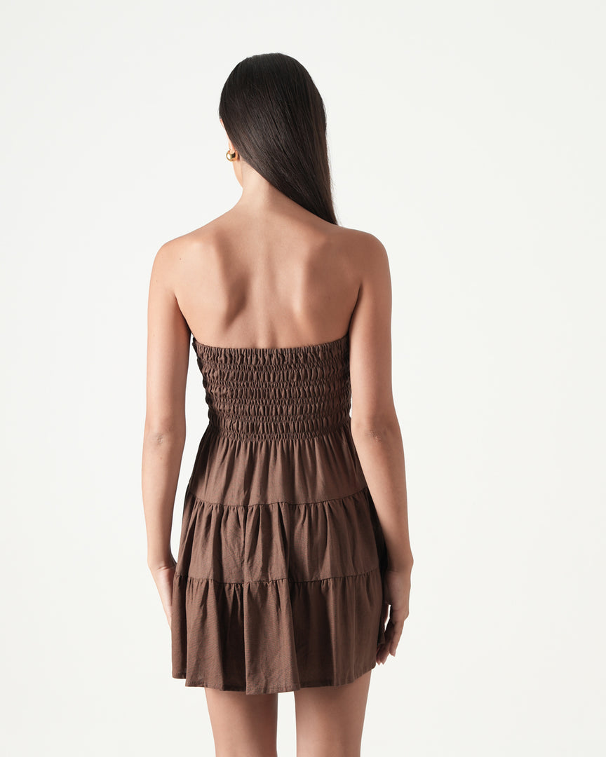 Atlas Ruched Mini Dress