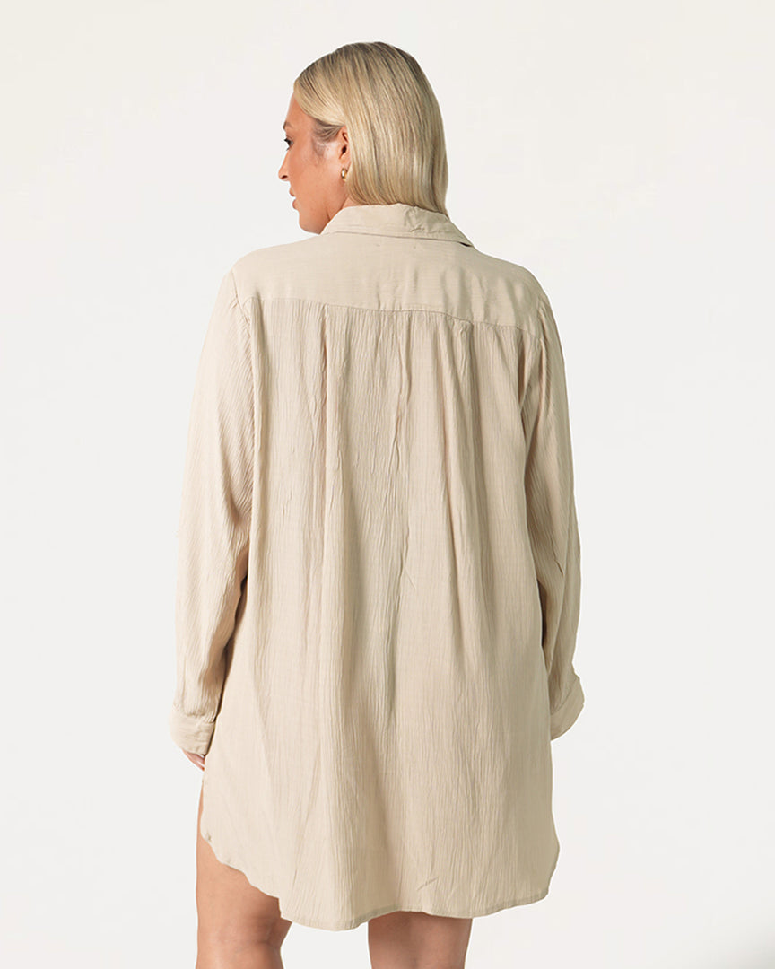 Azur Shirt Dress