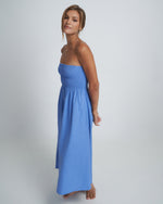 Load image into Gallery viewer, Oliver Strapless Midi Dress
