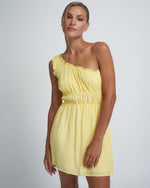 Load image into Gallery viewer, Parisian One Shoulder Mini Dress
