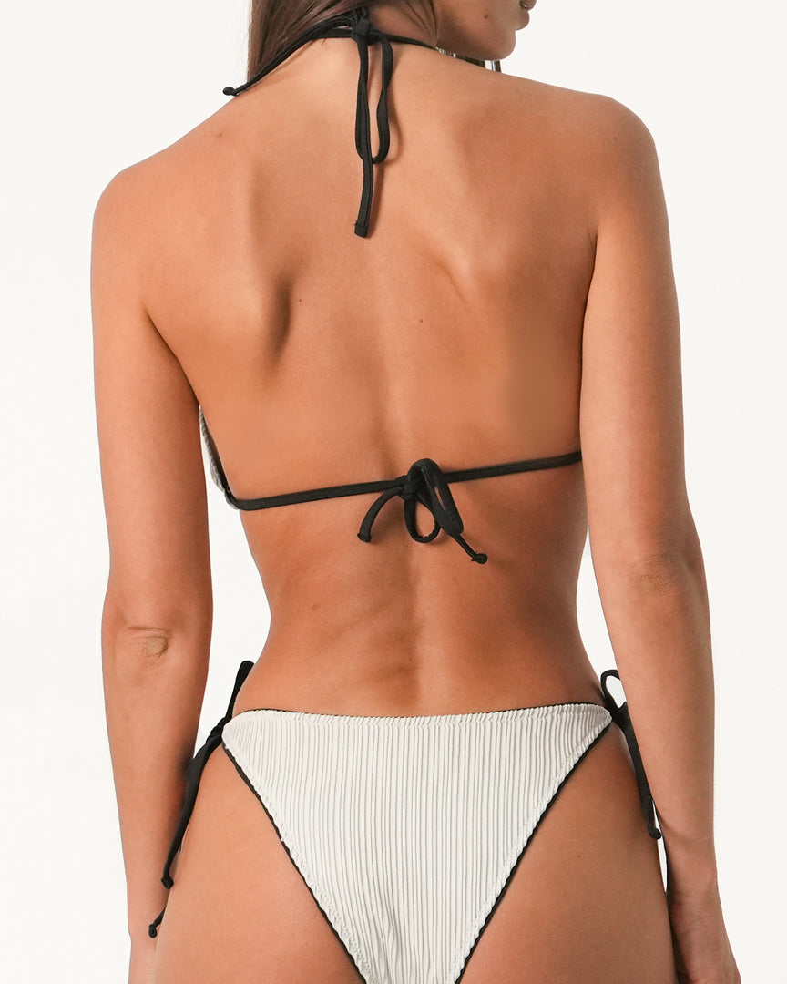 Camellia Triangle Bikini Top