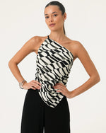 Load image into Gallery viewer, Cola One Shoulder Top