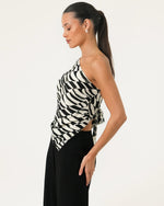 Load image into Gallery viewer, Cola One Shoulder Top