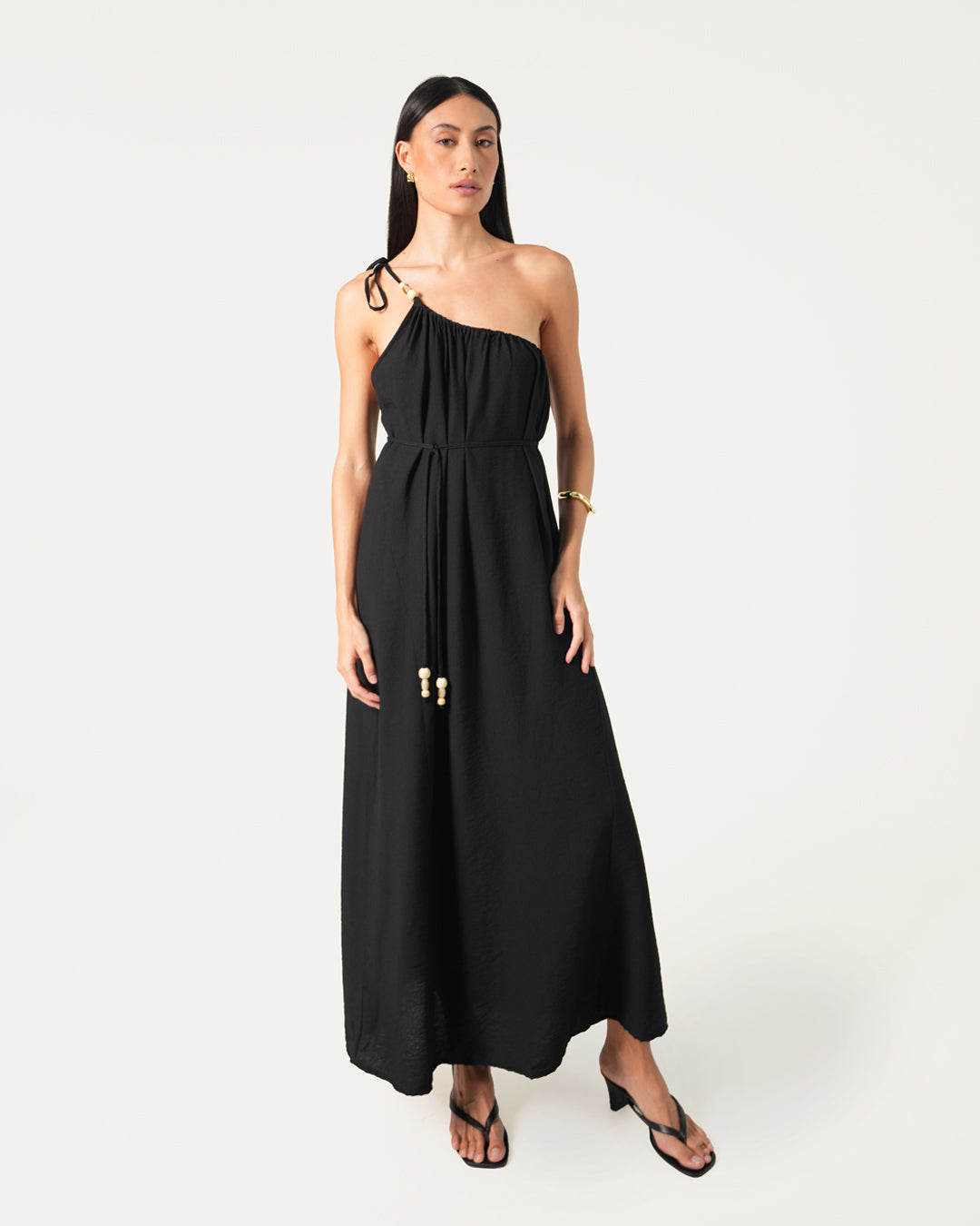 dionne maxi dress black Dione Maxi Dress | Black Textured