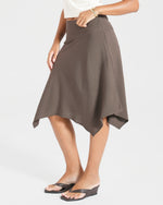 Load image into Gallery viewer, Ella Handkerchief Midi Skirt
