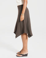 Load image into Gallery viewer, Ella Handkerchief Midi Skirt