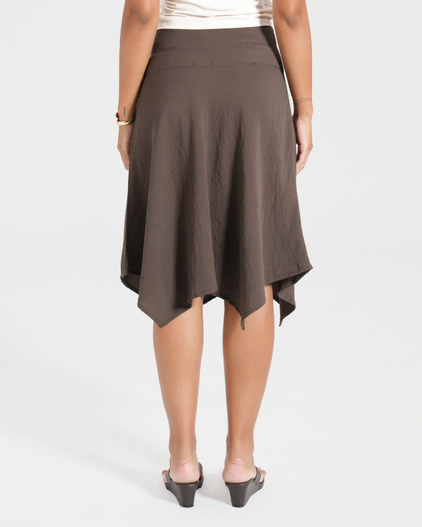 Ella Handkerchief Midi Skirt