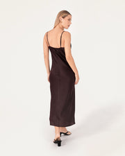 Evelyn Cowl Neck Midi Dress