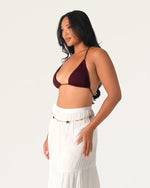 Load image into Gallery viewer, Iris Triangle Bikini Top
