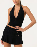 Load image into Gallery viewer, Felice Jersey Mini Skirt