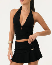 Felice Jersey Mini Skirt