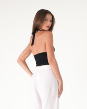 Gath Halter Jersey Top
