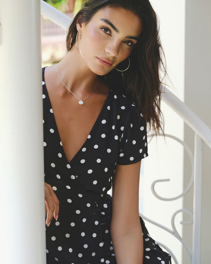 Illona Wrap Midi Dress