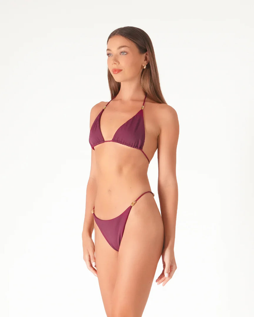 Iris Triangle Bikini Top