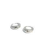 Load image into Gallery viewer, Julia Hammered Hoop Earrings