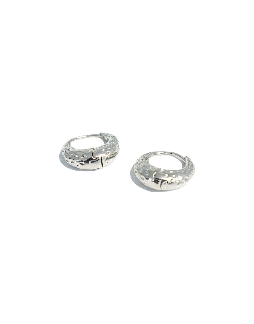 Julia Hammered Hoop Earrings