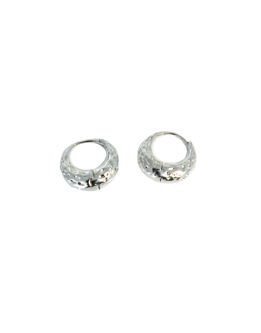 Julia Hammered Hoop Earrings