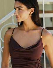 Kenya Cowl Jersey Top