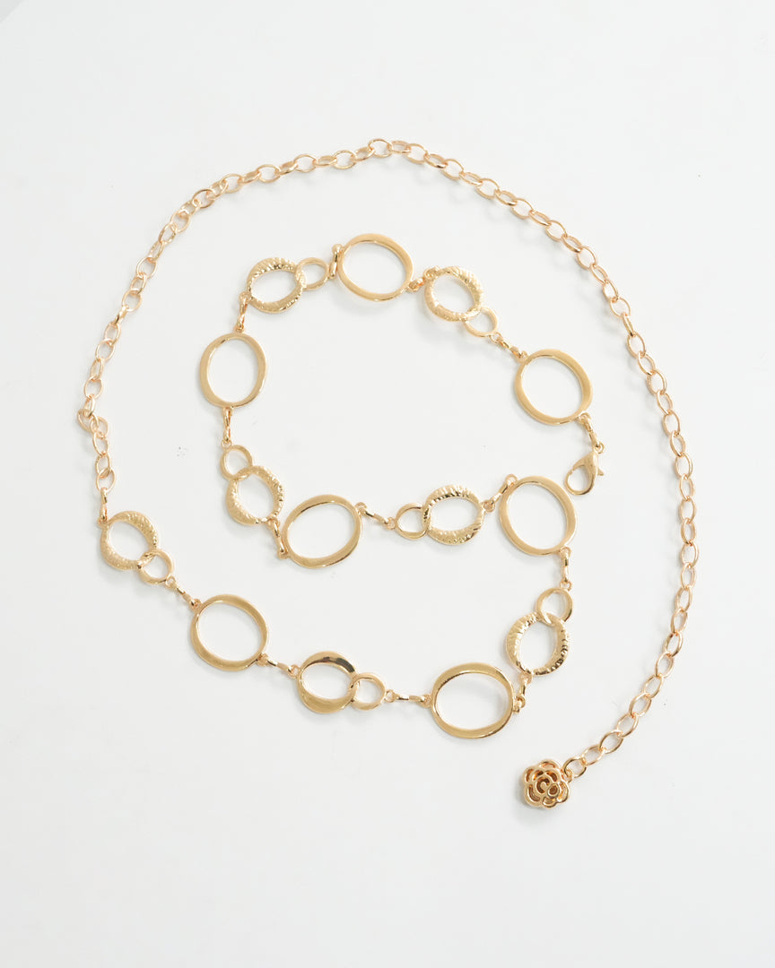 Khloe Irregular Loop Chain Belt