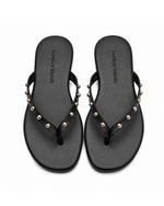 Load image into Gallery viewer, Koa Studded Flip Flop