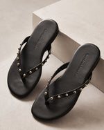 Load image into Gallery viewer, Koa Studded Flip Flop
