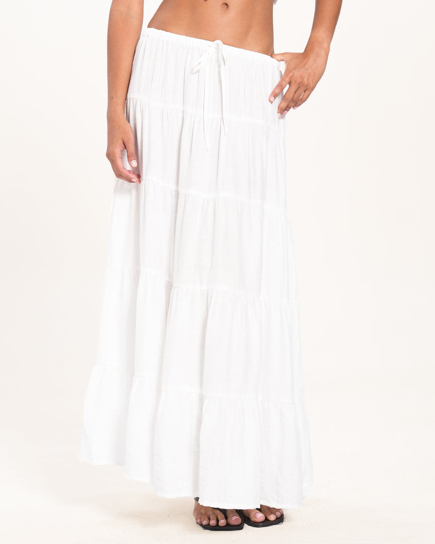 Leena Maxi Skirt – Bamboo Blonde Leena Maxi Skirt – Bamboo Blonde