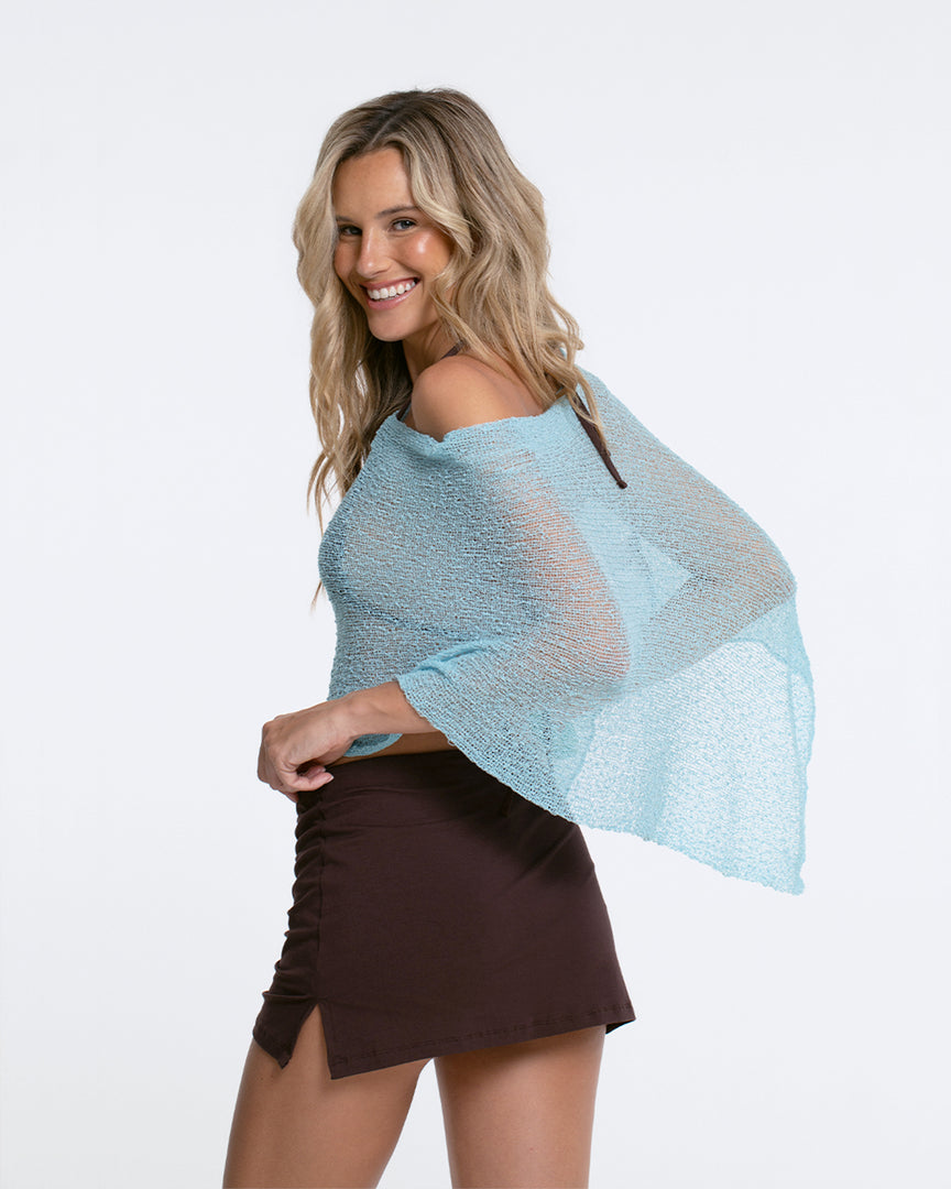 Lora Knit Poncho