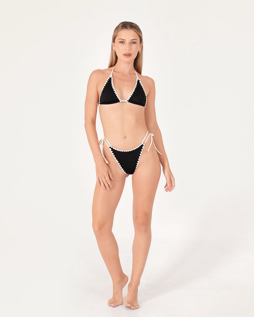 Lotus Triangle Bikini Top