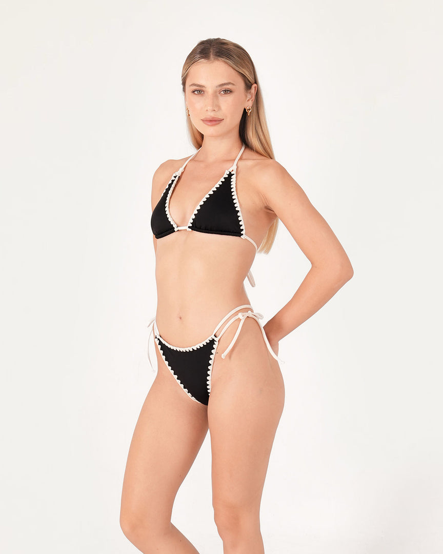 Lotus Triangle Bikini Top
