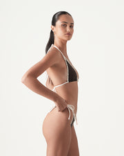 Lotus Triangle Bikini Top