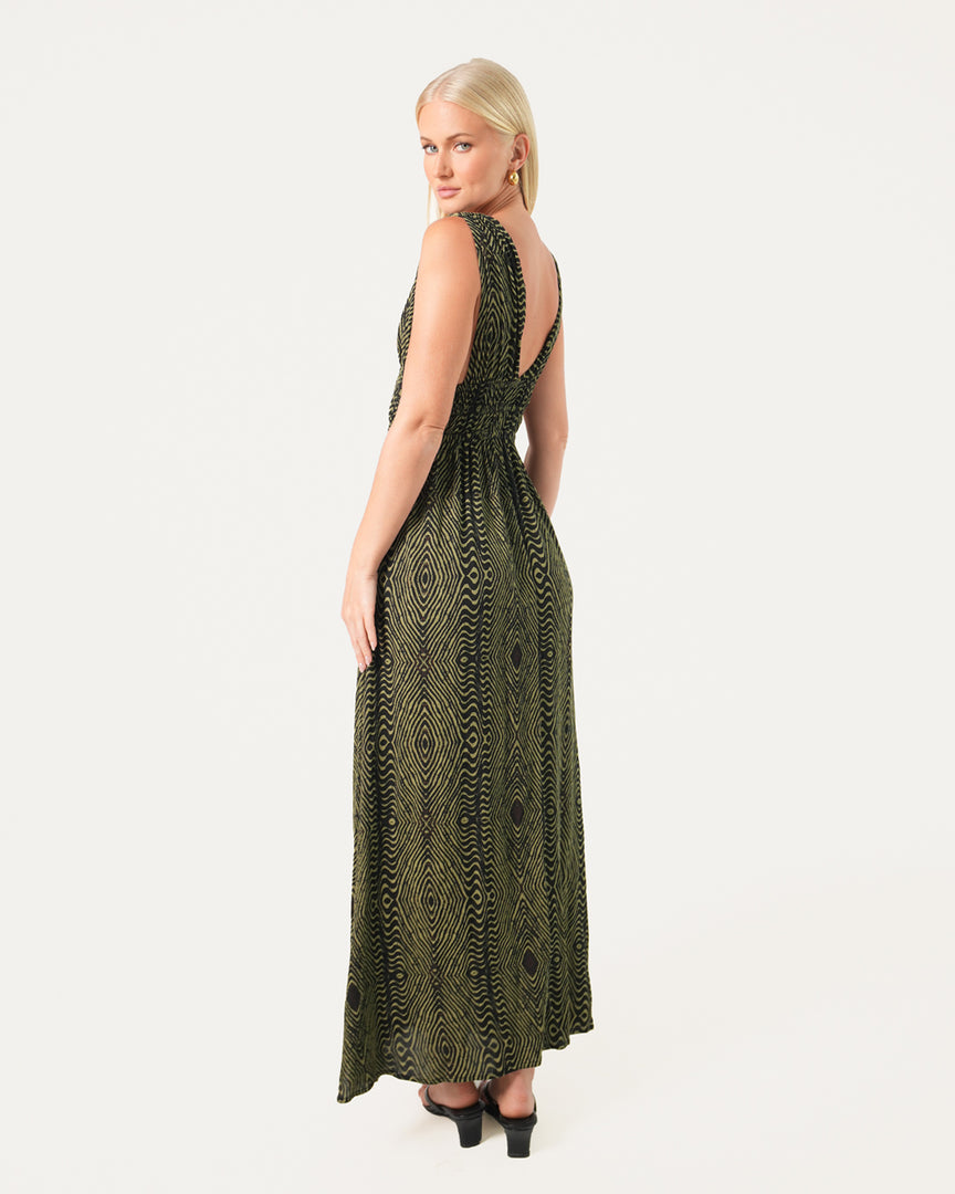 slim fit dress slacks Abstract Floral Crepe Asymmetrical Dress Lela Rose
