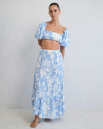 Load image into Gallery viewer, Carmen Asymmetric Midi Skirt
