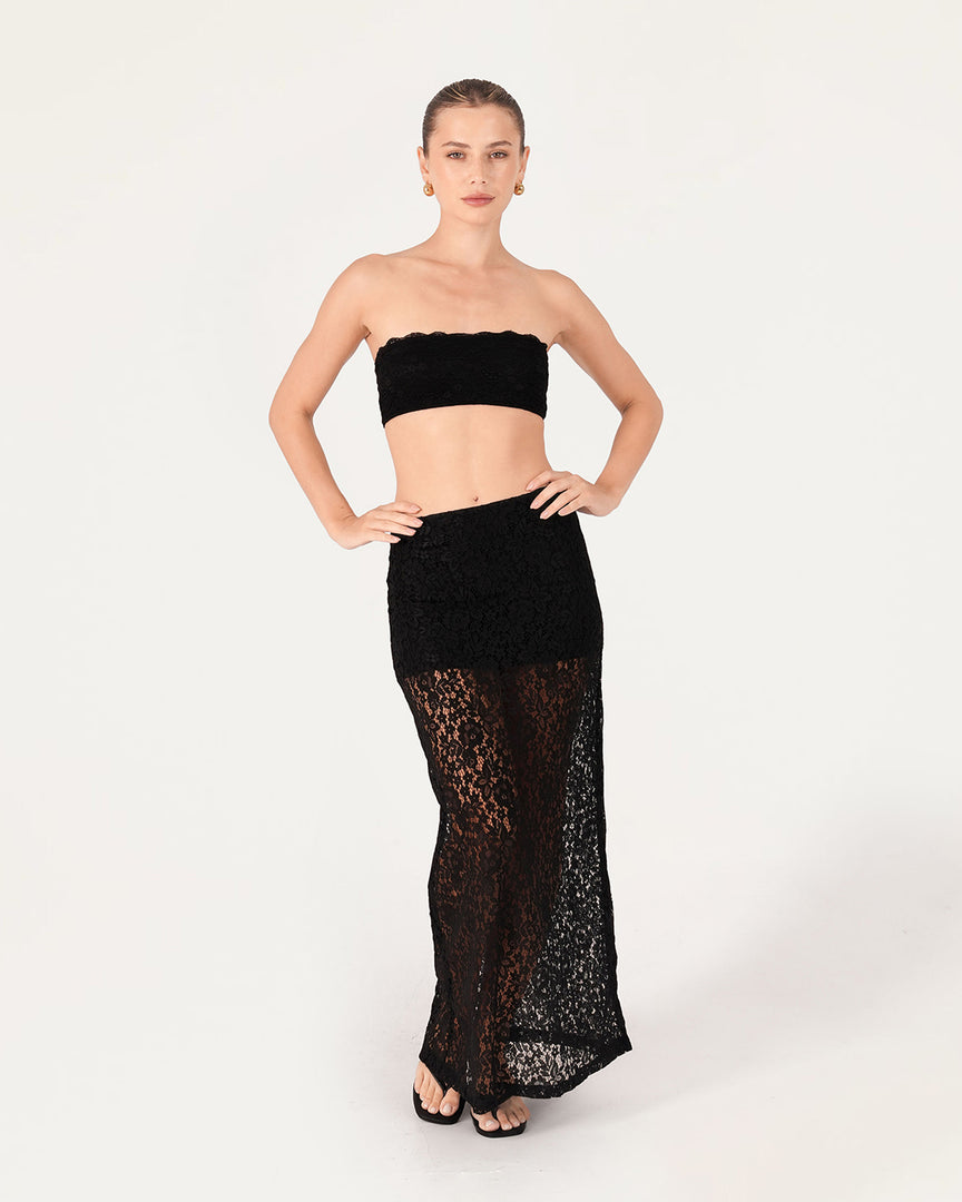 Patricia Lace Midi Skirt