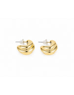 Load image into Gallery viewer, Peta Hoop Earrings