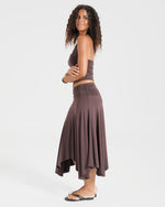 Load image into Gallery viewer, Pixie Handkerchief Midi Skirt
