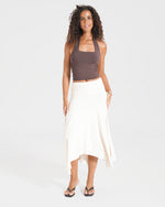 Load image into Gallery viewer, Pixie Handkerchief Midi Skirt