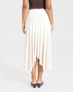 Load image into Gallery viewer, Pixie Handkerchief Midi Skirt