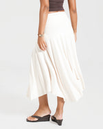 Load image into Gallery viewer, Pixie Handkerchief Midi Skirt