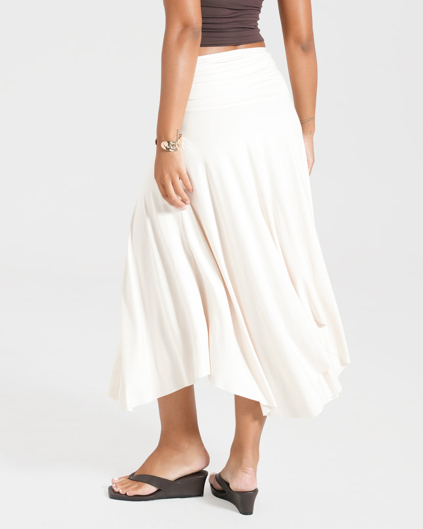 Pixie Handkerchief Midi Skirt