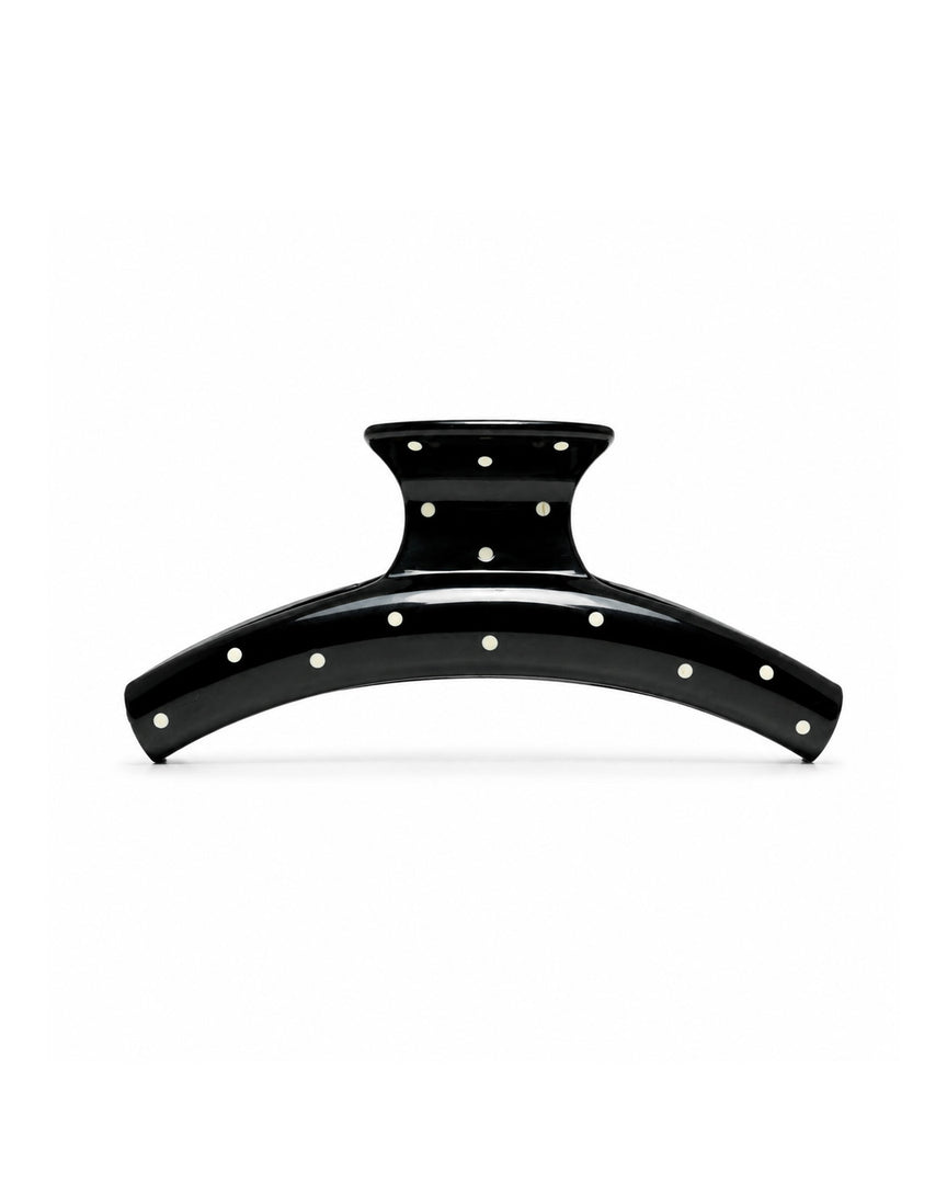 Polkadot Curved Hair Claw