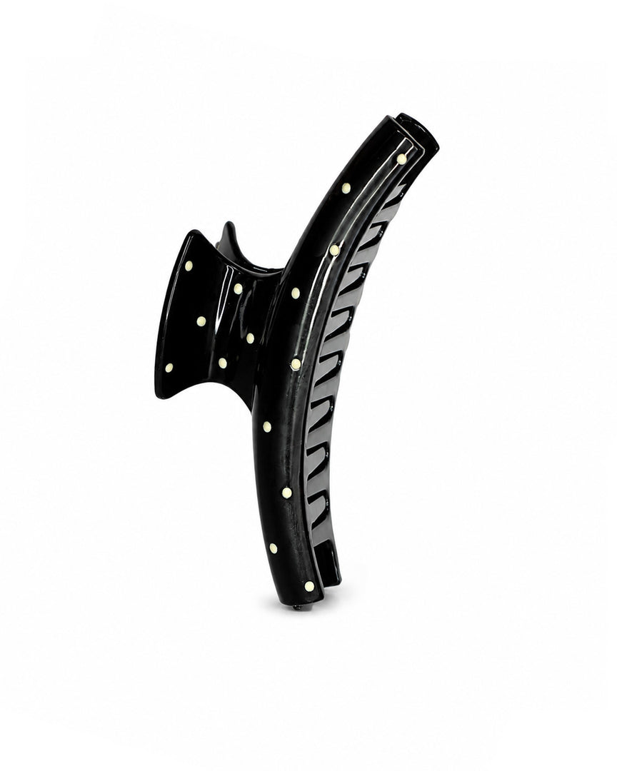 Polkadot Curved Hair Claw